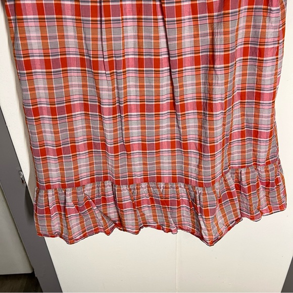 Madewell plaid lagon look size medium - Picture 3 of 7